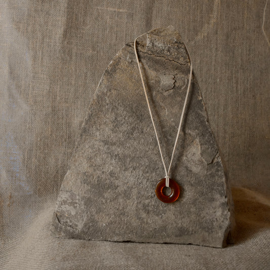 EARTH NECKLACE | Light Amber/Buckskin